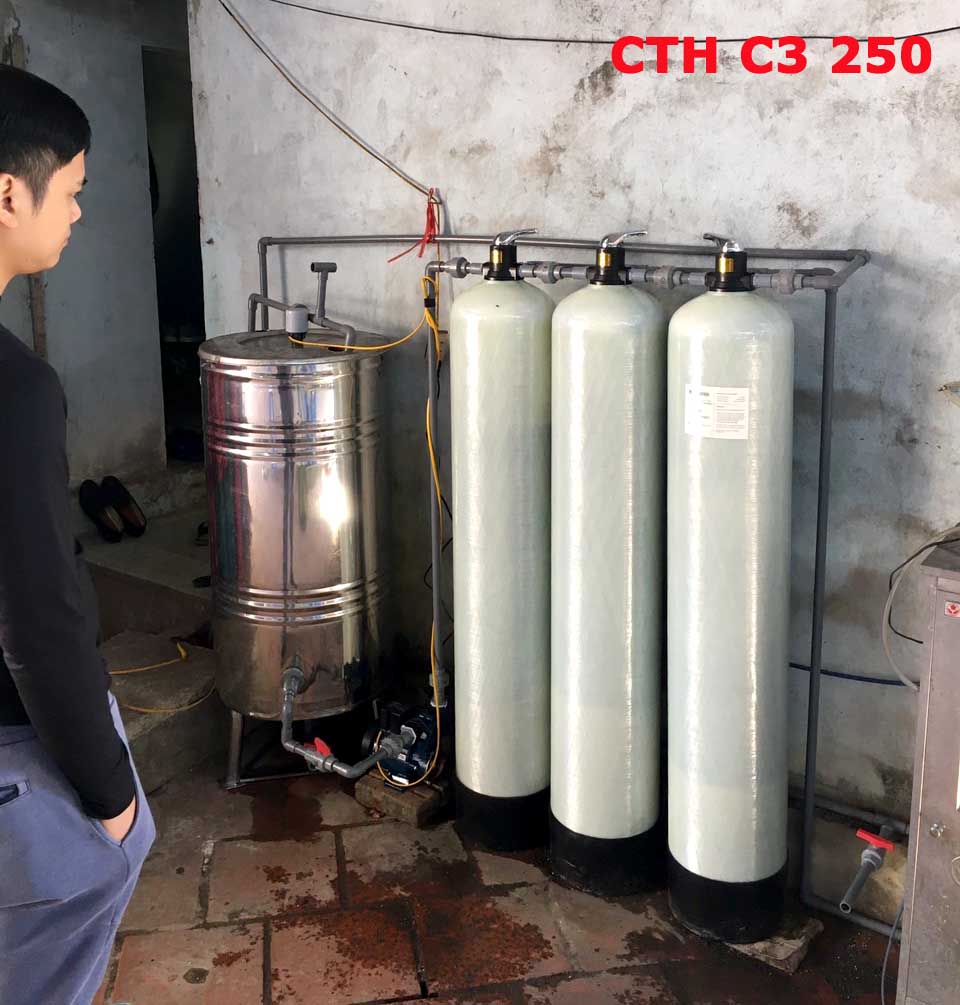 Thiết bị lọc nước giếng khoan gia đình CTH C3 250